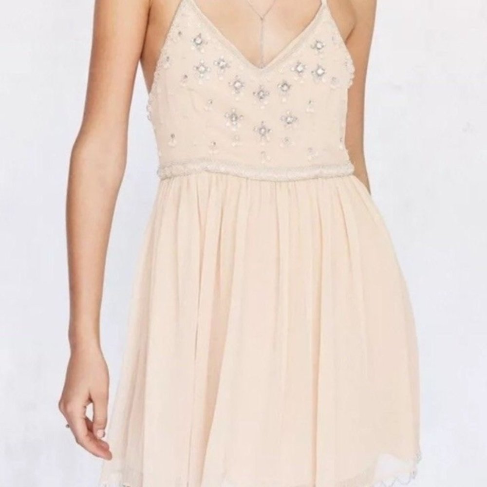 KIMICHI BLUE Embellished A-Line Dress